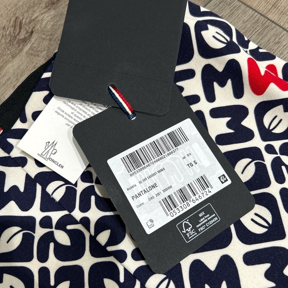 Moncler Grenoble printed Stirrup ski pants NWT - Picture 5 of 10